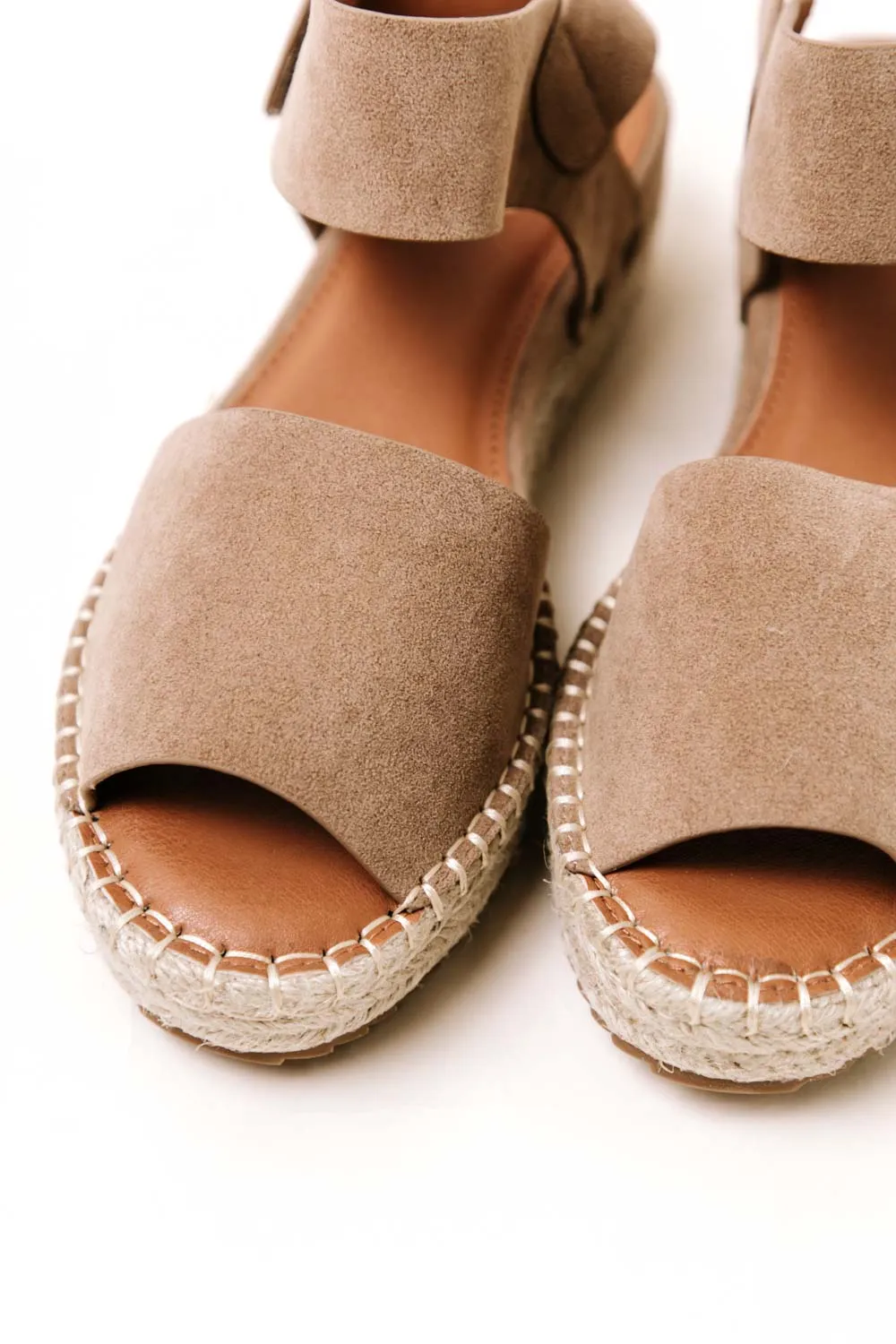 Valley Espadrille Sandal in Taupe