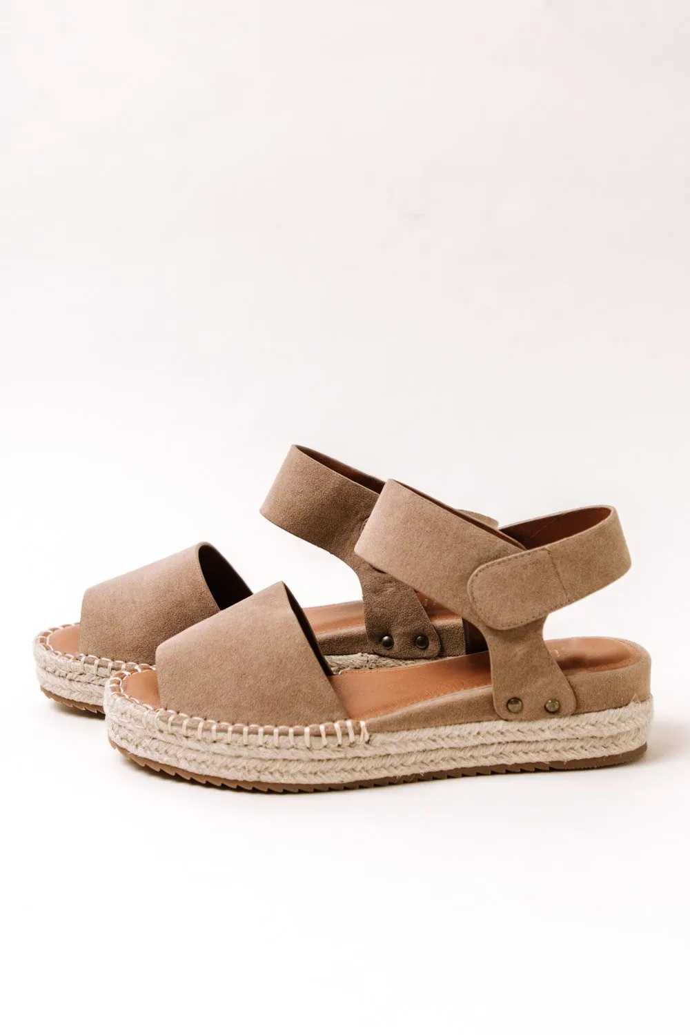 Valley Espadrille Sandal in Taupe