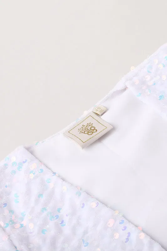 White Velvet Shrug