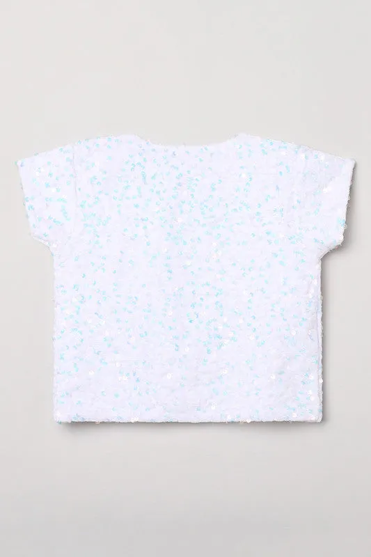 White Velvet Shrug