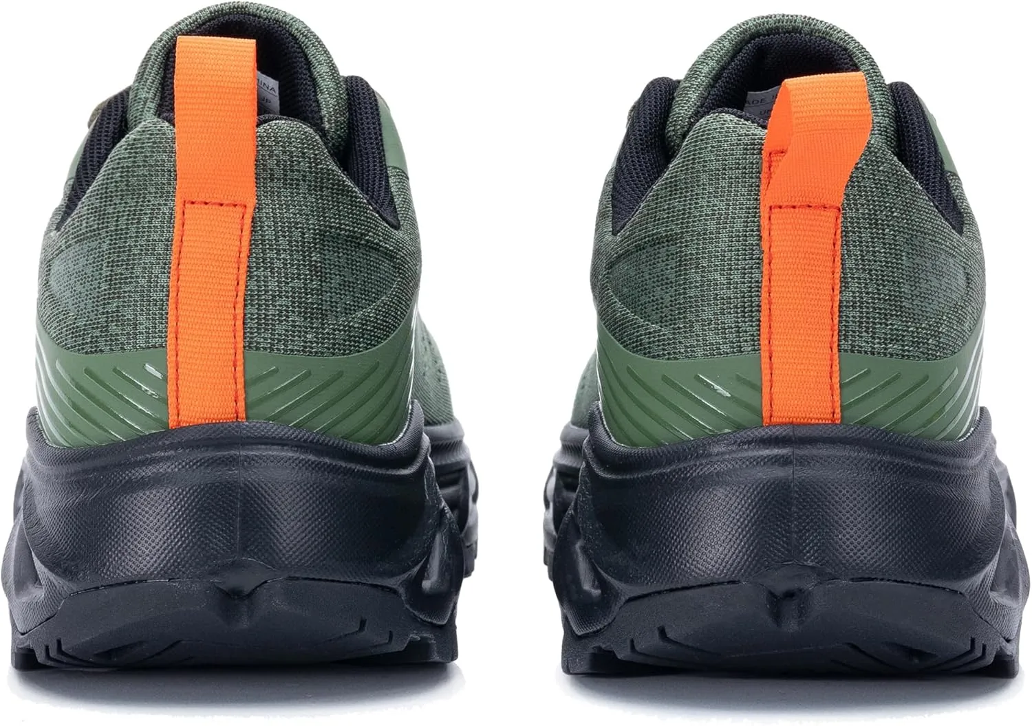 Wide Trail Running Shoes for Mens - FALKON 1.0 Waterproof Hiking Sneakers Wide Width for Outdoor with Jet-Holes Sole