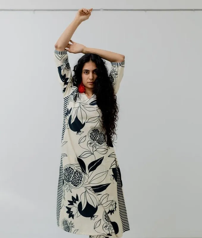 Women's Viscose Floral Printed Straight Kurta Set With Palazzo